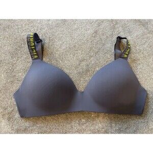 Victoria's Secret 34DD Jeweled Logo Straps T-Shirt Lightly Lined Wireless Bra